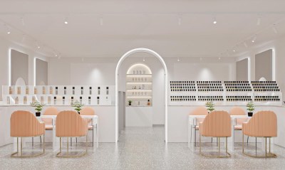 现代美甲店3D模型下载